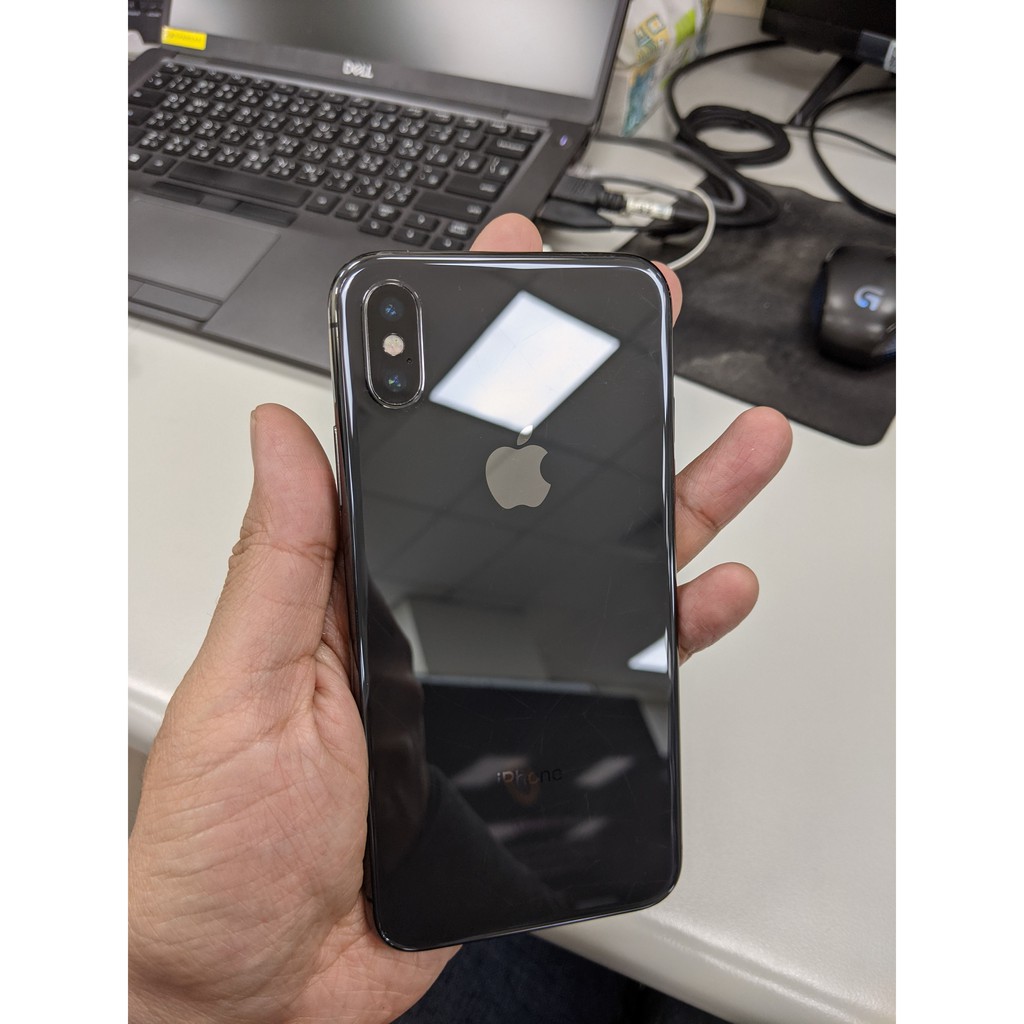 二手 iPhone X 256GB 黑色 電池100% 送全屏保護貼 (Face ID/拍照失效)