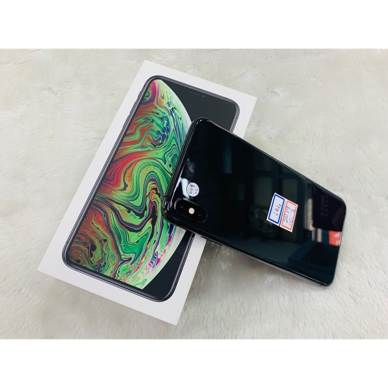 🌐全亞洲通訊❗️極新二手❗️iphone Xs Max64G黑色 保固內 完全無傷 配件全新