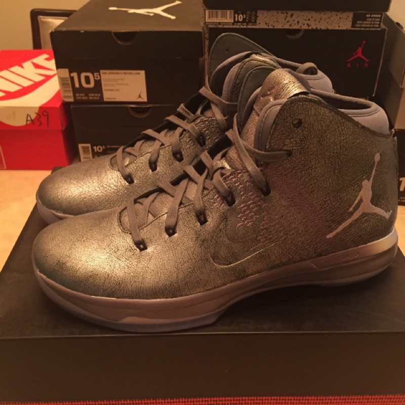 全新 NIKE AIR JORDAN XXXI PRM 31 銀 US10.5