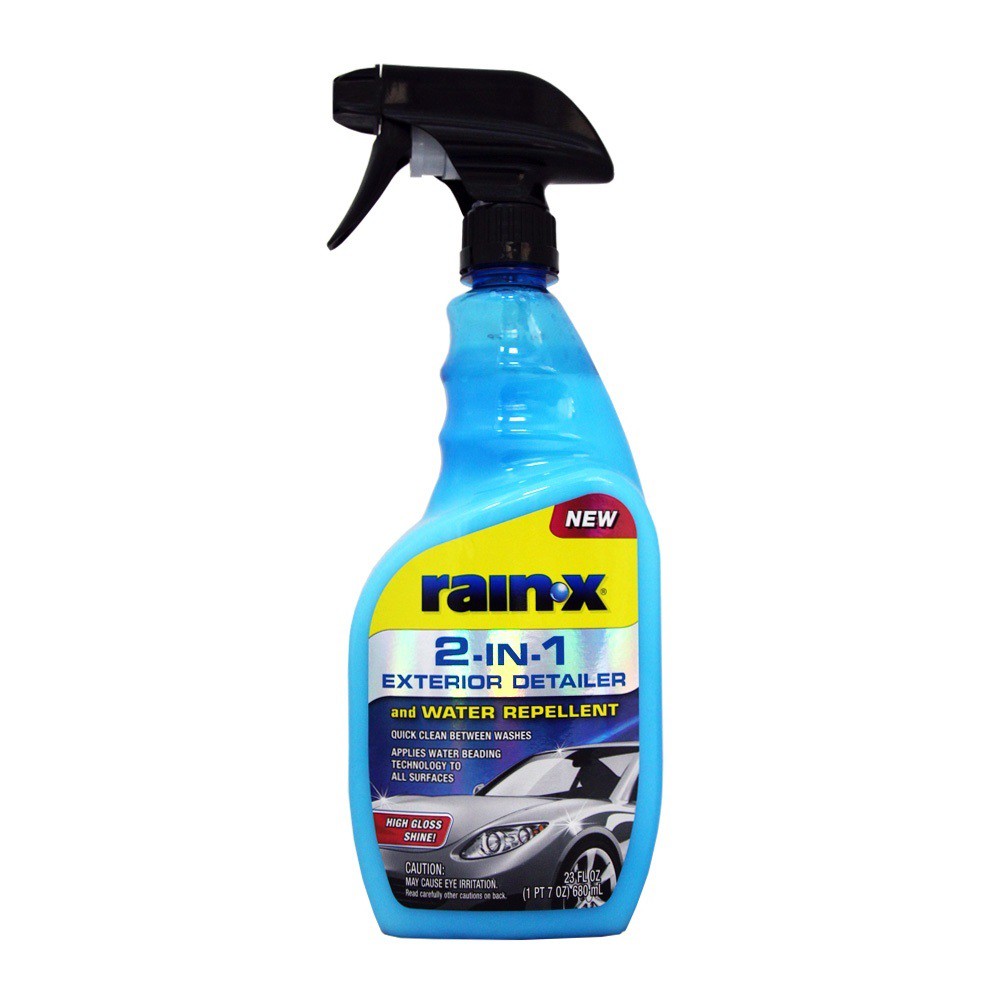 RAIN-X 潤克斯漆面防水塗層 水感光澤增強噴霧 順滑液態聚合物 噴擦快速完成漆面保養 維護劑 鍍膜 噴蠟