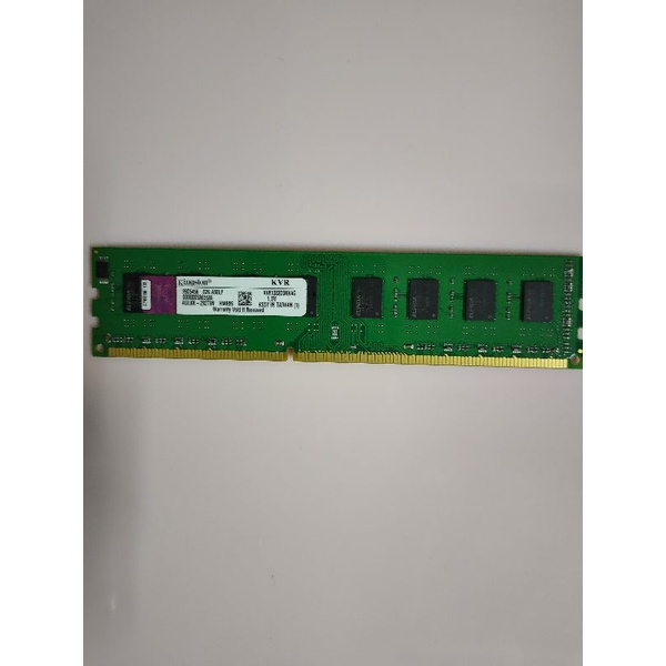 金士頓 DDR3-1333 4G &lt;寬版&gt; 桌機用記憶體