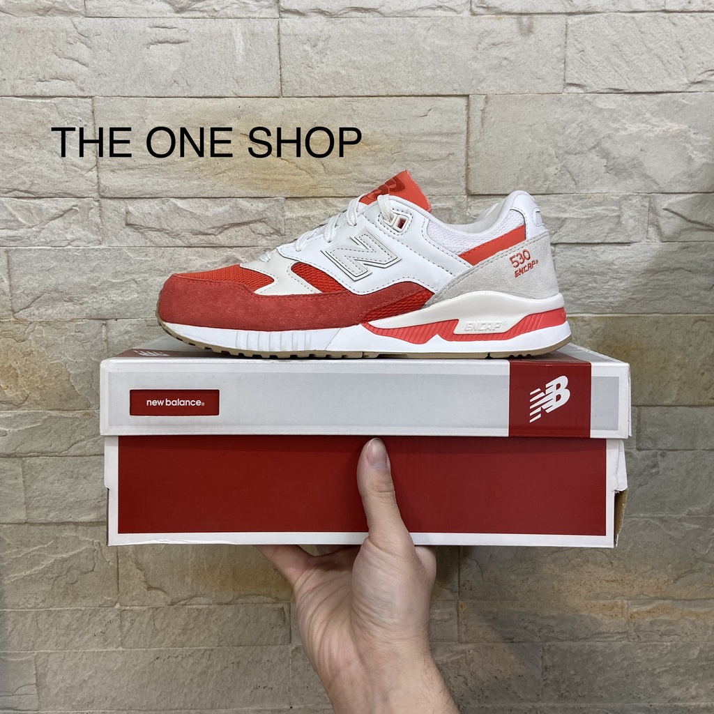 TheOneShop new balance nb 530 W530AD 白色 橘色 橘紅色 皮革 麂皮 慢跑鞋 運動鞋