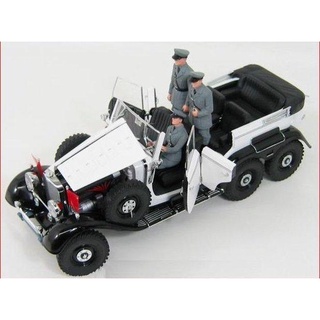 1/18 金屬模型車 二戰-第三帝國元首 希特勒座駕 1938 賓士 MERCEDS-BENZ G4