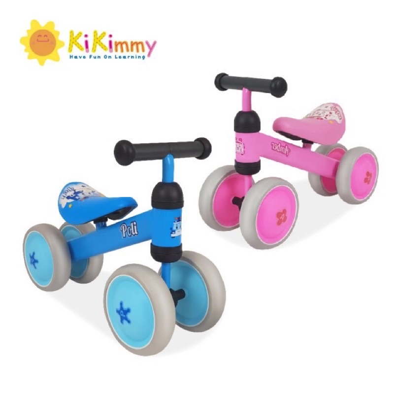 全新 【kikimmy】救援小英雄兒童滑步車(藍色）