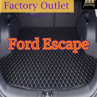 （現貨）工廠直銷適合Ford Escape 後備箱墊 後車廂墊 行李箱墊 防滑汽車貨物墊 PU 皮革