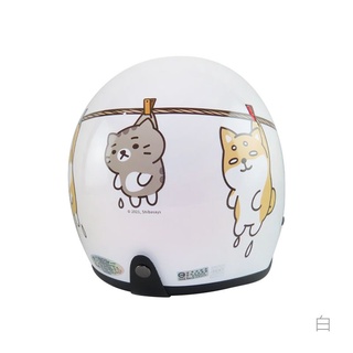 華泰 K805 SS-1 白 復古帽 全拆洗 半罩 安全帽 正版授權