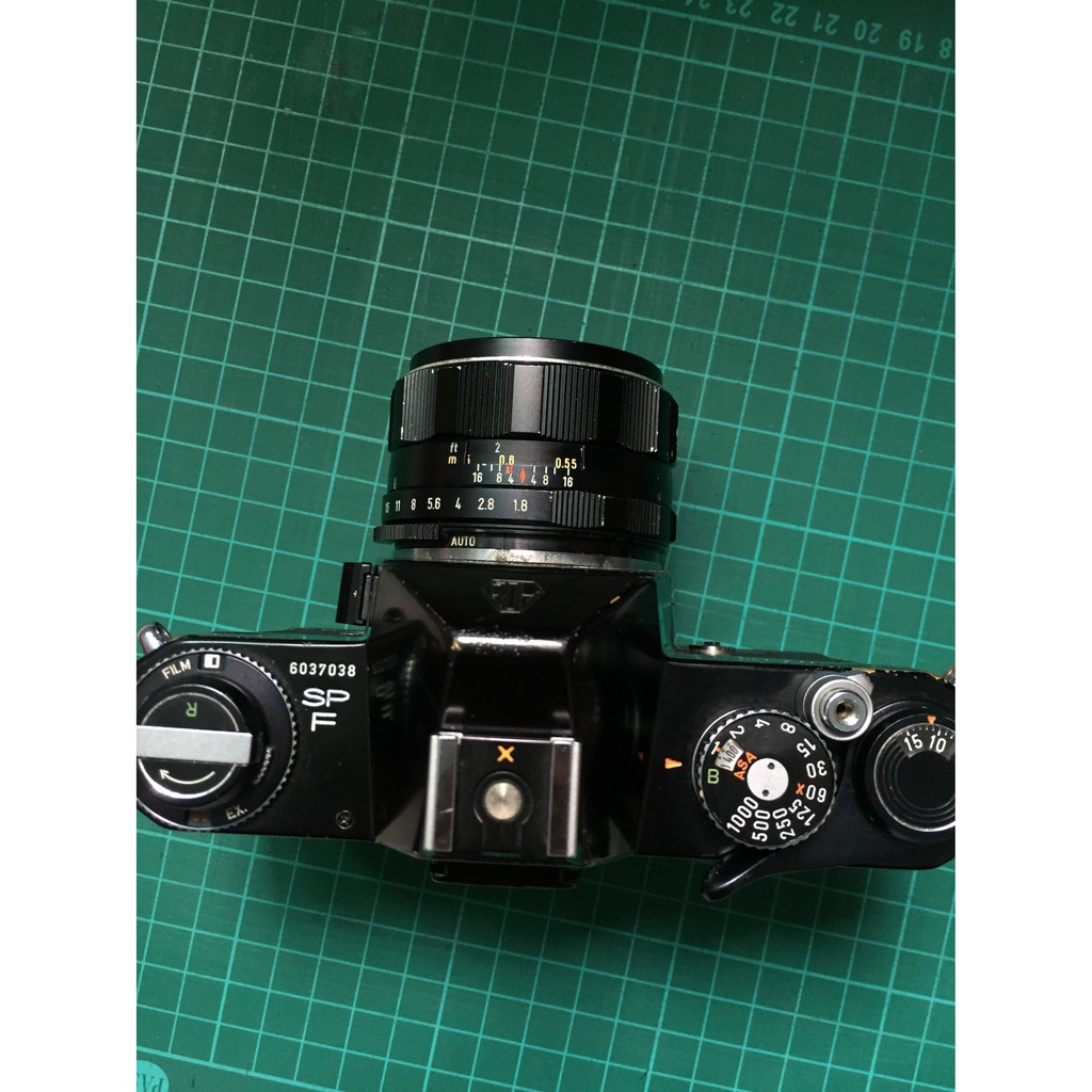 Pentax Spotmatic-F 黑機 Super-Multi-Coated Takumar 55mm F1.8