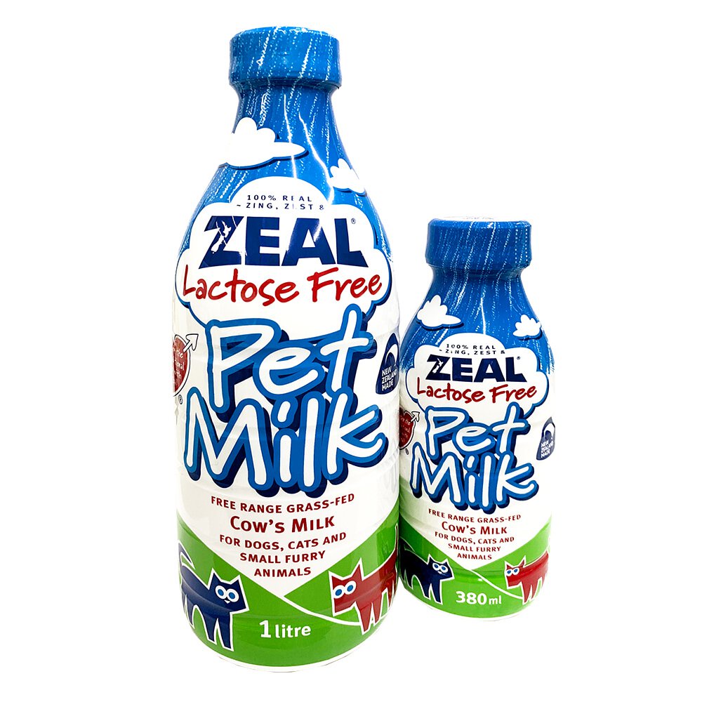 【ZEAL真摯】 紐西蘭犬貓專用鮮乳 (不含乳糖) 380ml/1000ml