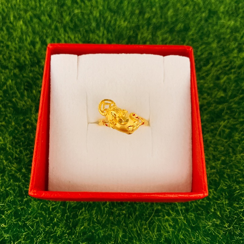景福珠寶銀樓✨純金✨黃金戒指 貔貅 古錢 造型 戒指