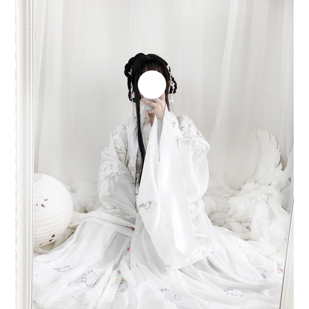 現貨 梦梦工作室 漢服日常華麗刺繡重工1 1 復刻游園驚夢漢服凝瓊貌齊腰襦裙套裝 蝦皮購物