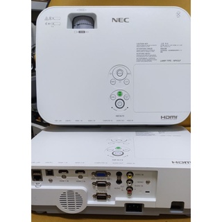 nec商用投影機( 雙HDMI)3600流明燈泡不限時數3年保固