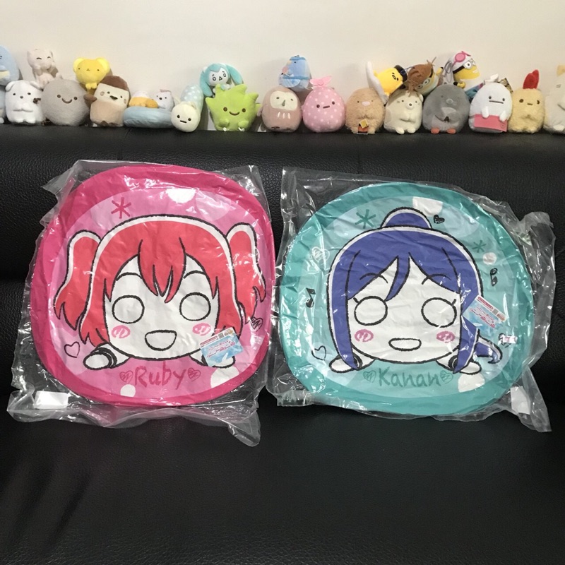 ［日本帶回景品］lovelive/aqours-果南/露比 趴趴抱枕/抱枕