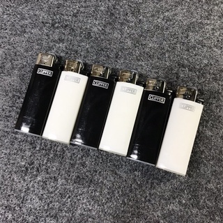 西班牙CLIPPER方型黑白基本款打火機