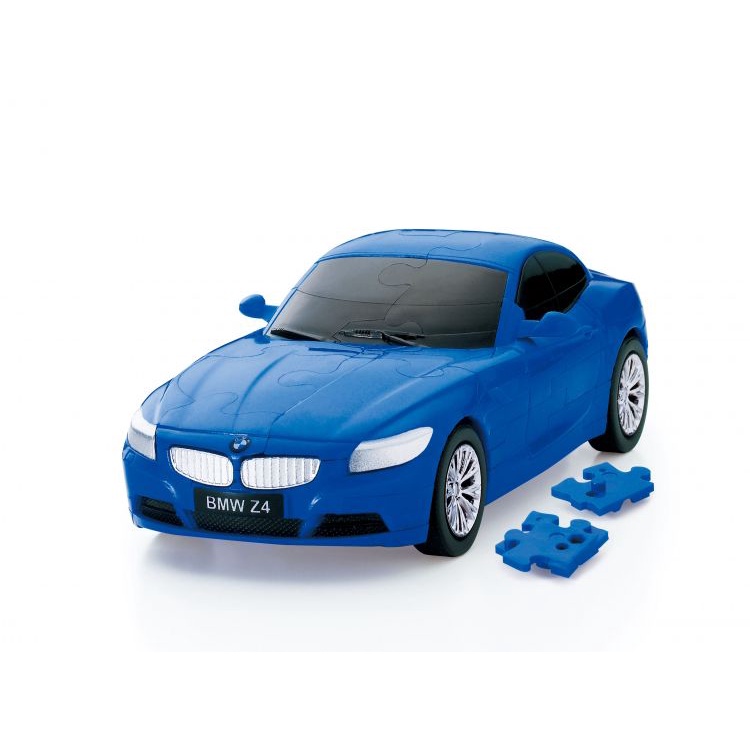 cp3-004 日本正版 車 藍色 寶馬 BMW Z4 60片3D立體塑膠絕版拼圖