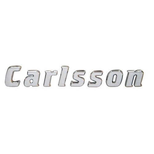圓夢工廠 賓士 Benz Carlsson CARLSSON 後車廂 鍍鉻銀 車標 車貼 字標 字貼 標誌 同原廠款式