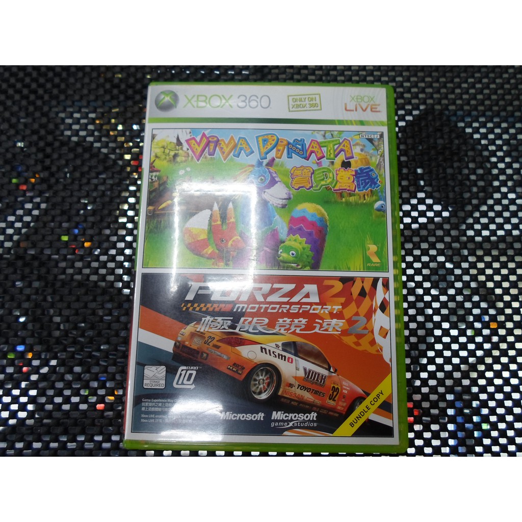 XBOX 360遊戲片寶貝萬歲&amp;極限競速2FORZA2