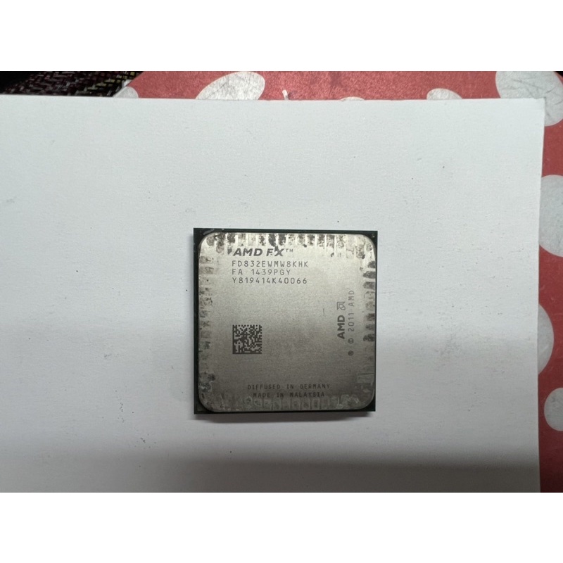 電腦雜貨店～二手 FX-8320E AM3+ 八核心 3.2G AMD CPU FD832EWMW8KHK $1000