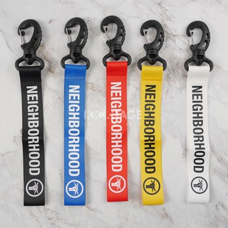 NEIGHBORHOOD F&F / E-KEYHOLDER 黑色 紅色 LOGO 尼龍 鑰匙圈 鑰匙扣 吊飾