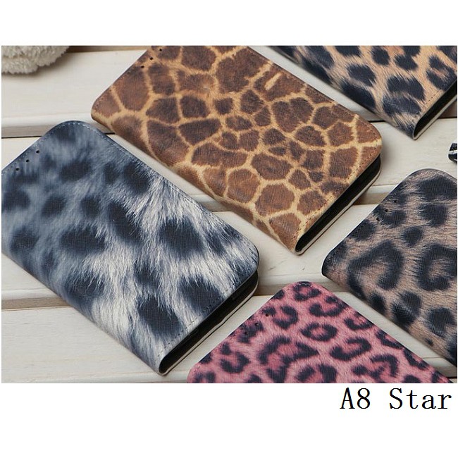 韓國豹紋斑馬紋皮套 三星 A14 5G A54 5G A34 M14 A80 A8 Star 手機殼手機套保護殼