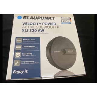 現貨優惠價全新BLAUPUNKT XLF320AW 鋁合金外殼 藍點11吋主動式重低音 原裝貨備胎式保證正品