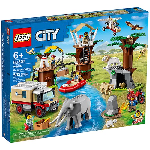 LEGO樂高 LT60307 野生動物救援營 _City 城市系列