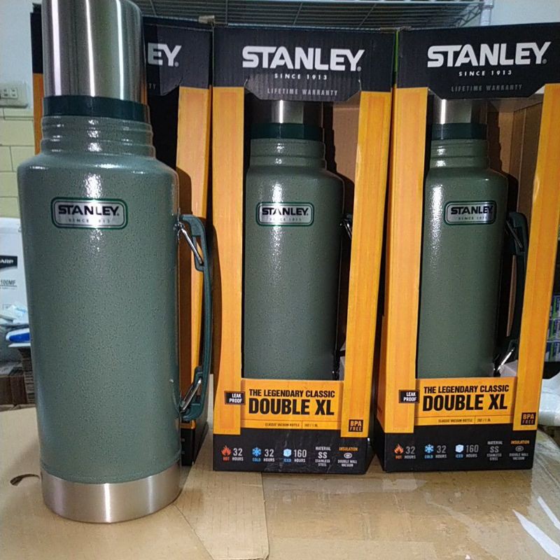 (現貨) 全新盒裝 Stanley&gt;史丹利保溫瓶_水壺1.9L公升  登山 保溫瓶  交換禮物