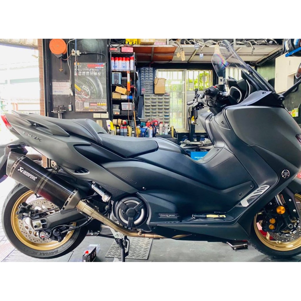 貝爾摩托車精品店 Akrapovic 蠍子管tmax 560 卡夢全段tmax 530 17 排氣管 蝦皮購物