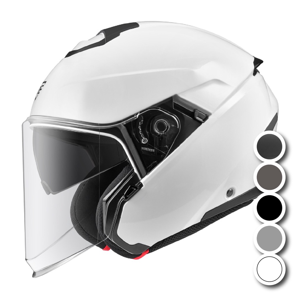 [安信騎士]義大利 IRIE NOVA 629 素色 半罩 安全帽 3/4罩 內墨片 眼鏡溝槽 通勤 機車族