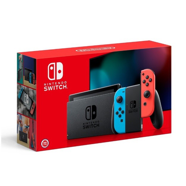Nintendo Switch 電續加強藍紅主機 + 3遊戲