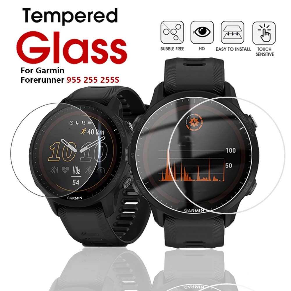 適用於 Garmin 先行者 955255255s / 全覆蓋智能手錶的 1Pc 鋼化玻璃防刮保護膜