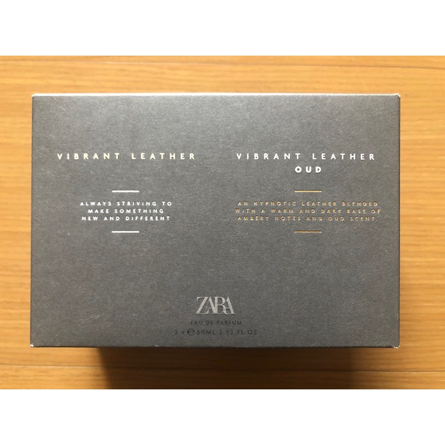 ZARA 男香 Vibrant Leather / Vibrant Leather Oud 淡香精 2 x 60ml