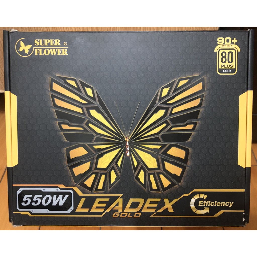 振華 Leadex 550W 金牌 80+ 水晶全模組全日系