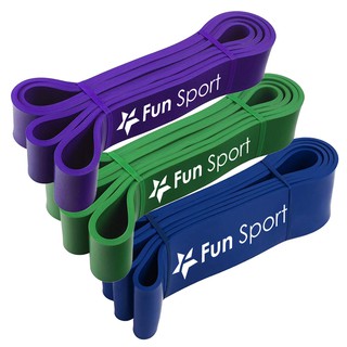 (紫-2.9cm)健力環-乳膠環狀彈力阻力帶 (阻力圈/彈力帶/拉力繩/橡筋帶) Fun Sport