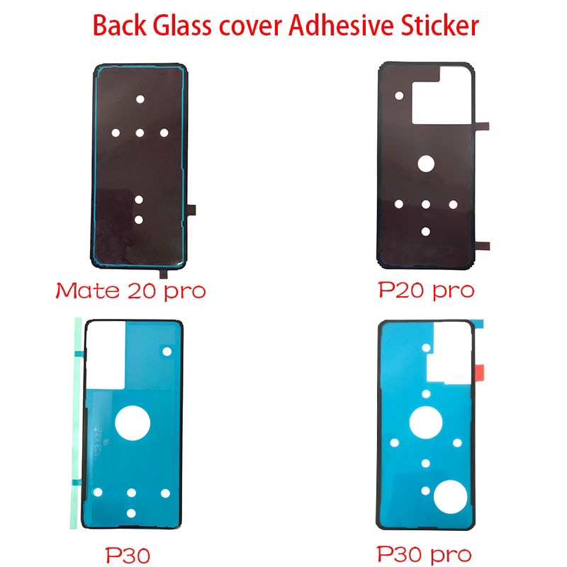 適用於華為 P20 Mate 20 Pro P30 Pro 背面電池蓋門貼紙膠膠帶的新功能