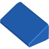 磚家 LEGO 樂高 藍色 Slope 30 1x2x2/3 平滑小斜角 30度 平滑磚 85984