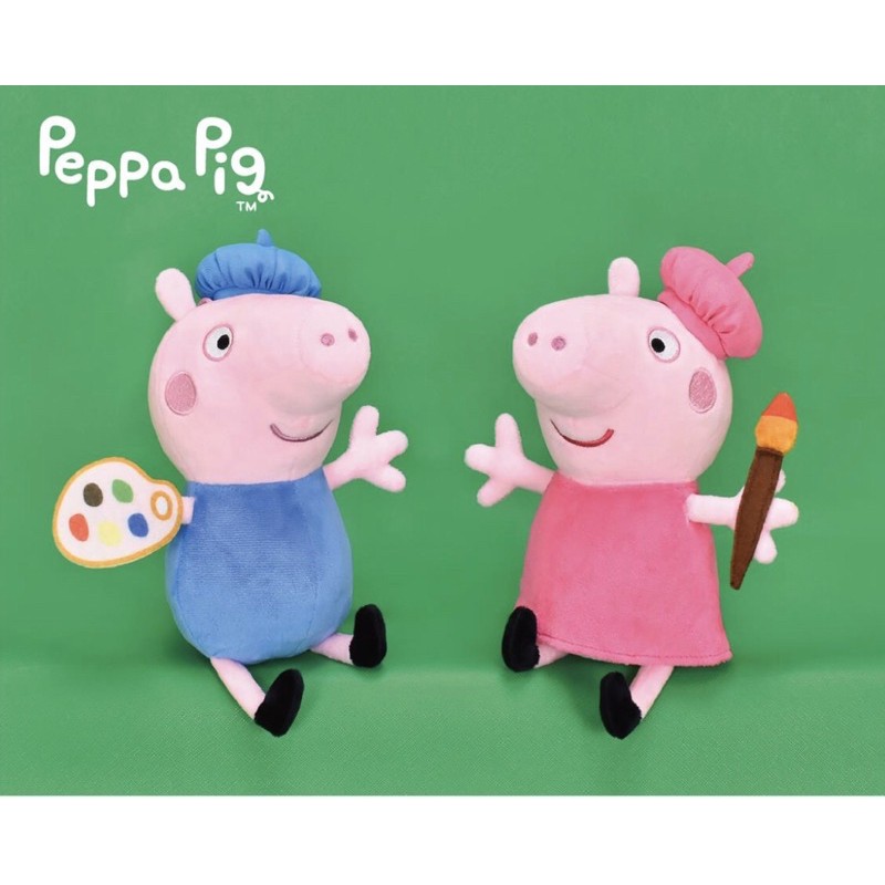 【台灣出貨 正版授權】粉紅豬小妹 佩佩豬 喬治 畫家佩佩 peppa pig