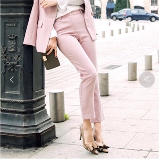 《徵物》Yoco 安琪聯名法國女人優雅修身西裝褲 粉色S