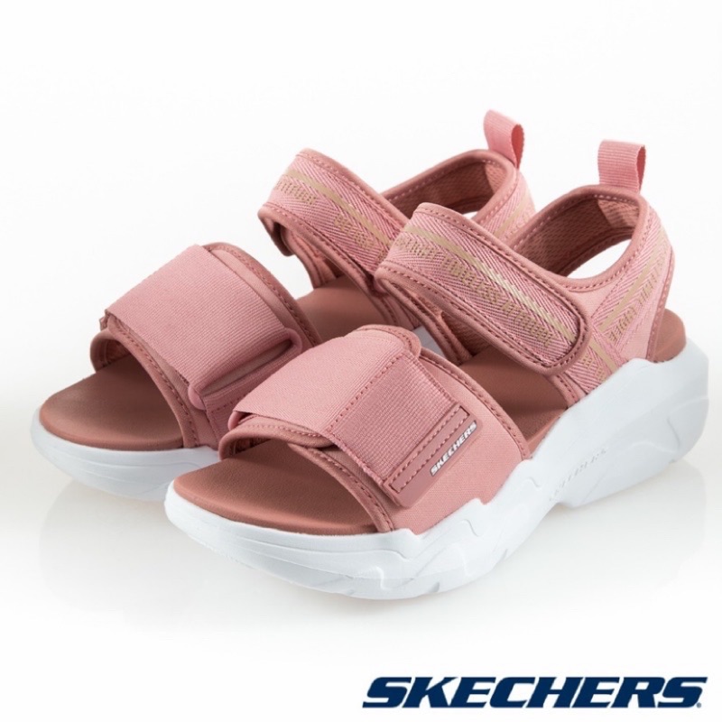 只穿過一次 SKECHERS D'LITES  DLT-A涼鞋(88888346)US8  25CM 原價2480