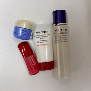 SHISEIDO 資生堂紅顏超導循環肌活露/保濕潔膚皂/亮采賦活露/亮采緊緻霜