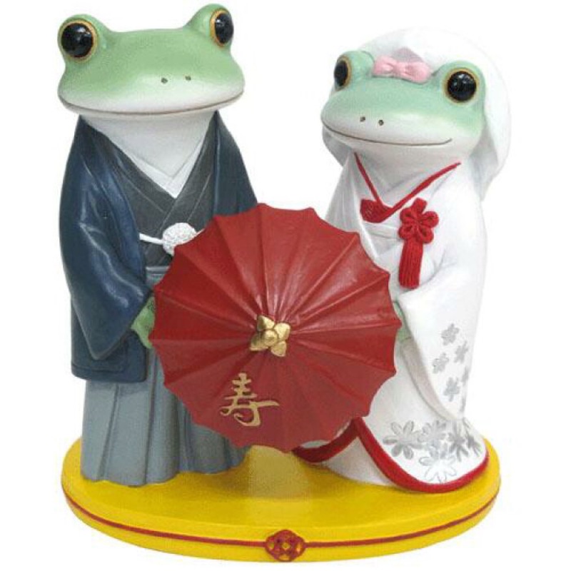 日本 青蛙copeau 結婚式日式傳統日式婚禮日本傳統婚禮擺飾佈置療癒小物結婚紀念和服現貨 蝦皮購物