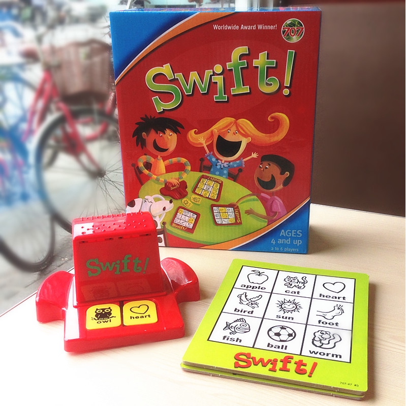 【桌遊志】眼明手快 賓果遊戲 眼明口快 英語遊戲 SWIFT 英文配對與賓果連線 英文單詞配對遊戲