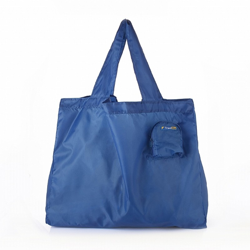 Travel Blue 英國藍旅旅行配件 MINI 摺疊購物袋 (32L) 藍色(TB053-BLU)