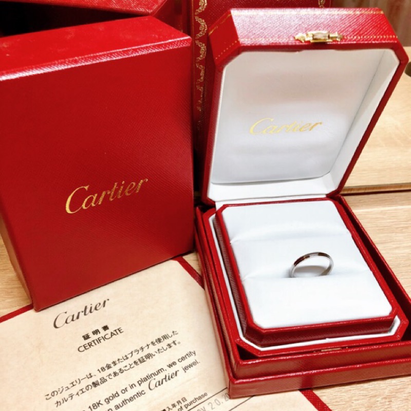Cartier D’AMOUR PT950鉑金中性款戒指