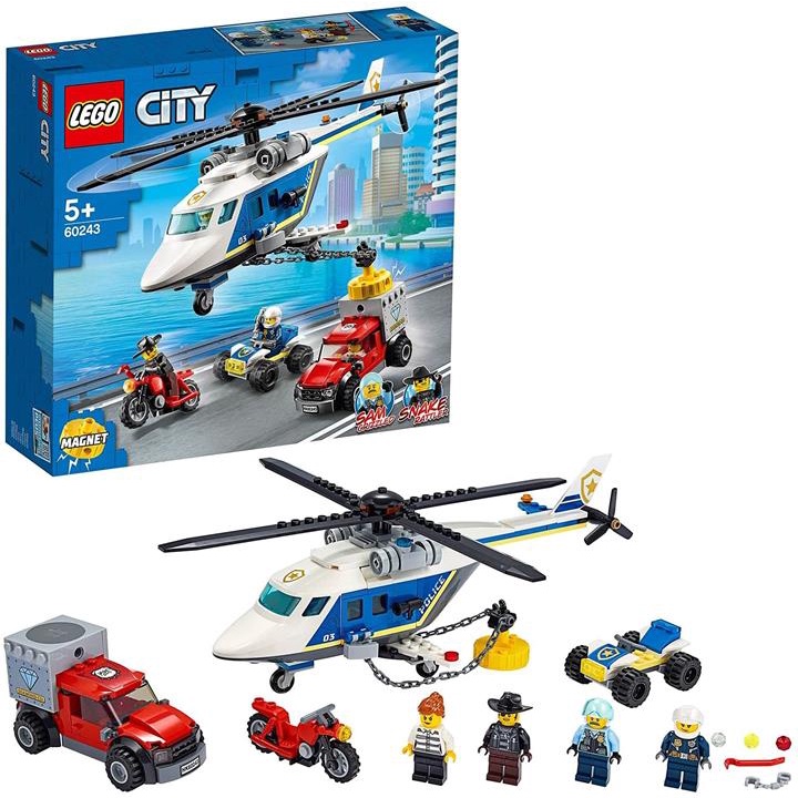 【獨角獸】樂高 LEGO 60243 City-警察直升機追擊戰
