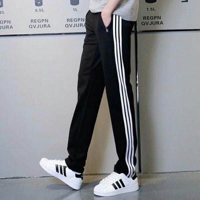 Adidas Tiro15 三線褲窄管褲管拉鍊無縮口