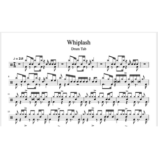 進擊的鼓手 - Whiplash 鼓譜