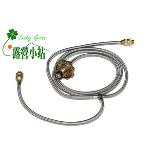 露營小站~【AE-A】臺美規家用桶裝 高山一對二 轉接器、轉接頭 (適用1.5kg山武者不鏽鋼瓦斯鋼瓶)，臺灣製