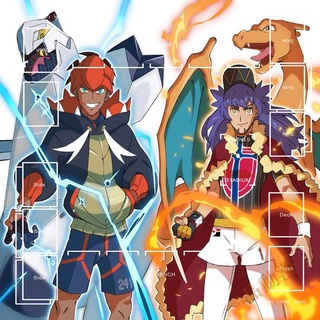 寶可夢 PTCG卡墊 銀伴戰&噴火龍 眾星雲集組合篇 雙人對戰墊 牌墊 桌墊 遊戲墊 桌遊墊60X60公分