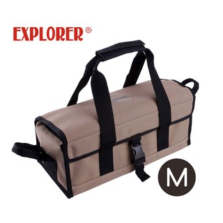 BG7492 探險家EXPLORER硬式萬用帆布工具袋(M號)營釘袋 營釘盒 攜型袋 裝備袋 收納袋