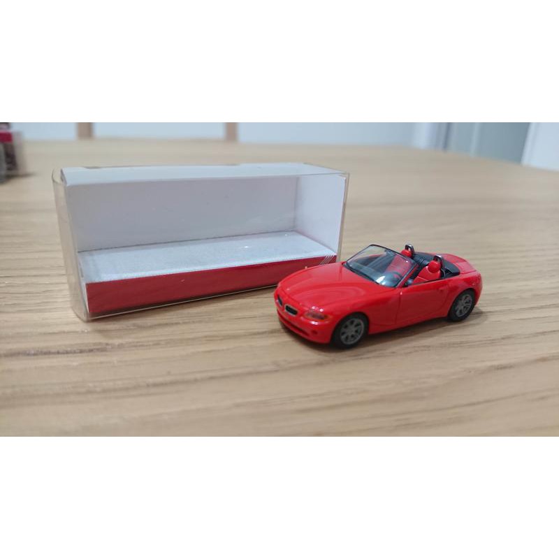 [調整收藏]1/87 Herpa製BMW Z4 Roadster 敞篷-紅-023122